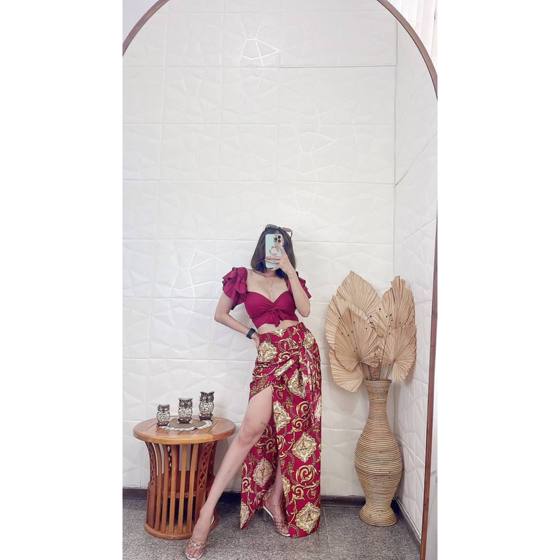 Setelan Wanita Batik Kekinian Martina – matching set from Fortun Collection Bali