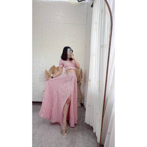 Setelan Wanita Kekinian Audrey – matching set from Fortun Collection Bali