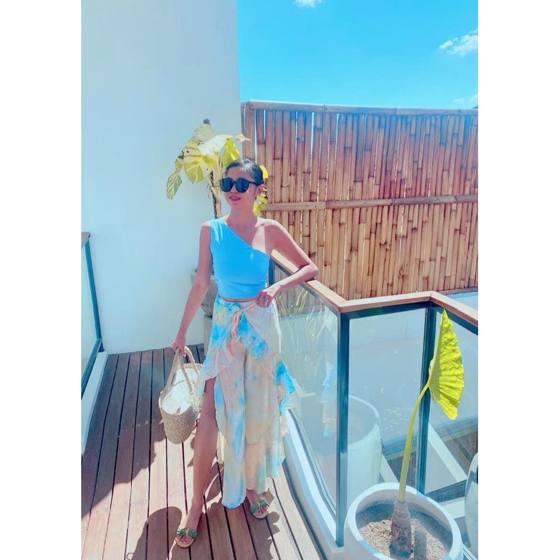 One Shoulder Blue – dress from Fortun Collection Bali